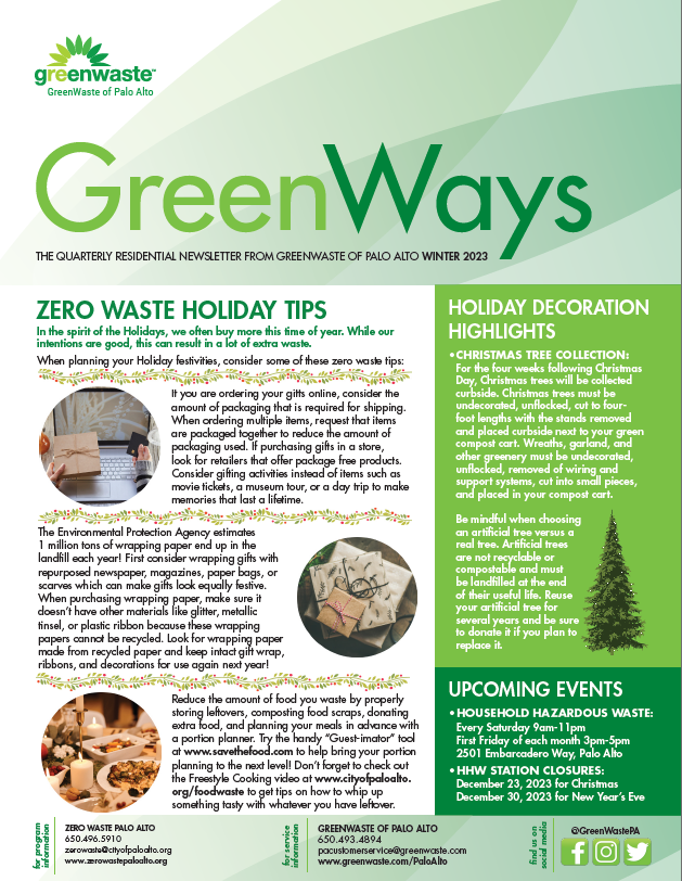 GreenWaste Fall 2021 Residential Newsletter Image